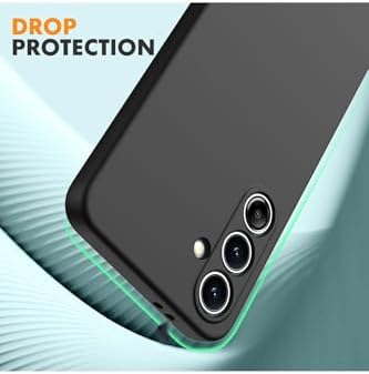 - ile uyumlu Galaxy S25 FE Kılıf Kamera Korumalı Yumuşak Renkli Mat Silikon + 9H Ekran Koruyucu Cam Set