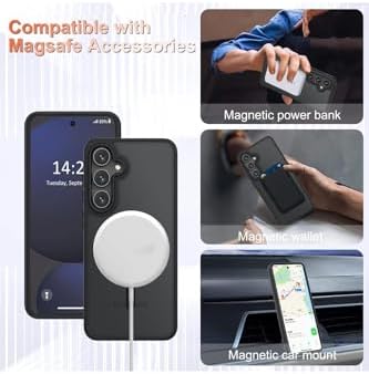 - Galaxy A17 ile uyumlu Kılıf Mat ile uyumlu Şarj Özellikli Renkli Kenarlı + Ekran Koruyucu Cam Set
