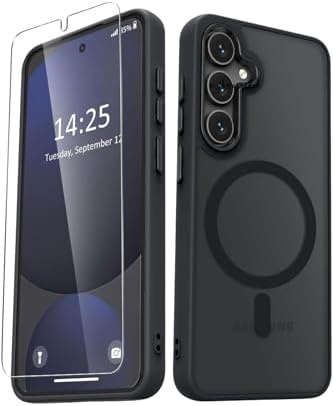Alternative view of - Galaxy A56 ile uyumlu A36 Kılıf Mat ile uyumlu Özellikli Renkli Kenarlı + Ekran Koruyucu Cam Set