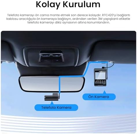 RTC420 A329 ve A329S Serisi ile Uyumlu STARVIS 2 Sensörlü 2K Telefoto Kamera