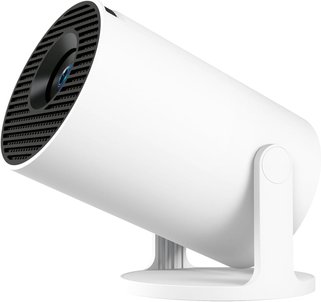 Alternative view of HY300Pro+ 14 Projektör, 720P Çözünürlük, 170 ANSI Lümen, Wi-Fi 6, Bluetooth 5.4, 4K Destekli, Otomatik Düzeltme, 30-130 inç Görüntü, Beyaz