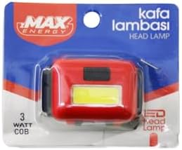 Zmax Energy Max-3146 (Pilli) (3W Cob Led) Kafa Lambası Fener (3-Kademe Işık Ayarı- Flaşör) (4.5V) (120Lümen)*360