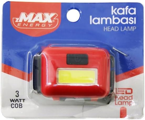 Alternative view of Zmax Energy Max-3146 (Pilli) (3W Cob Led) Kafa Lambası Fener (3-Kademe Işık Ayarı- Flaşör) (4.5V) (120Lümen)*360