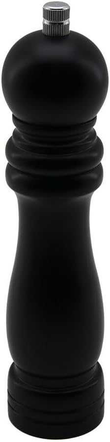 İbico İ22-257 (Siyah Ahşap) (Büyük= Çap: 4.5Cm & Uzunluk: 19.5Cm) Tuz & Baharat Öğütücü*72