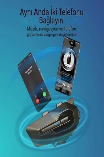 Profesyonel Maxto X2 Intercom IPX6 Su Geçirmez, Gürültü Önleyici, HIFI Ses, Tüm Kasklara Uygun