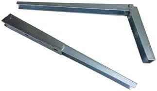 Alternative view of Kırma Katlanır Masa Konsolu, 30 cm, Çinko Kaplama, Dayanıklı Metal Malzeme, Duvara Monte, Katlanabilir Raf Ayağı, Masa Ayak Destek Aparatı, Kolay Kurulum, Çok Amaçlı Kullanım, 2'li Set (Gri)