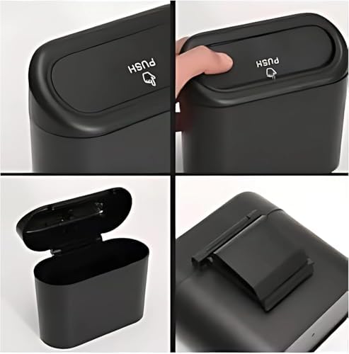 Alternative view of Araç İçi Asılabilir Mini Çöp Kovası – Otomatik Kapaklı, Koltuk Arkasına Asılabilir Pratik Oto Çöp Kutusu, Plastik Araç İçi Çöp Kovası, Araba Düzenleyici