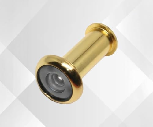 Premium Kapı Dürbünü, 14mm Çap, 50-75mm Ayarlanabilir Uzunluk, Pirinç Malzeme, Güvenlik Gözetleme Deliği, 180 Derece Görüş Açısı