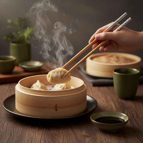 4 Çift (8 Adet) Desenli Bambu Yemek Çubuğu Seti – 21cm %100 Doğal Ahşap Sushi Çubuğu | Ramen, Noodle ve Yemekleri İçin Yeniden Kullanılabilir ve Çevre Dostu Çubuk Seti (SİYAH-BEYAZ)
