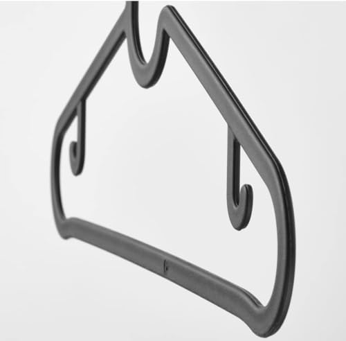 Askı Dolap İçi Elbise Askısı,Pantolon,Gömlek,Ceket,Etek Askısı,Gardrop İçin Slim Plastik Askı (20 Adet)