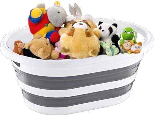 Alternative view of Katlanabilir Çamaşır Sepeti,Katlanabilir Oyuncak Sepeti, Plastik Çamaşır Sepeti, Katlanabilir Çamaşır Selesi Hacmiyle İdeal Depolama İdeal Boy