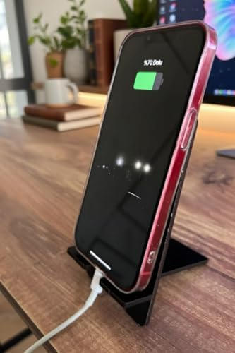 Alternative view of Ahşap Masaüstü Telefon & Tablet Tutucu – Kaymaz Sabitleyici Stand Aparat