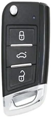 AutoHan Keys Golf Tipi Sustalı Akıllı Oto Kumanda, 3 Butonlu, 433 MHz, Kodlanabilir Uzaktan Kumanda Anahtarı