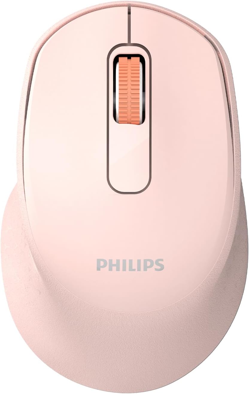SPK7448 Kablosuz Bluetooth 1600DPI 4 Tuşlu Optik Sessiz Mouse Pembe