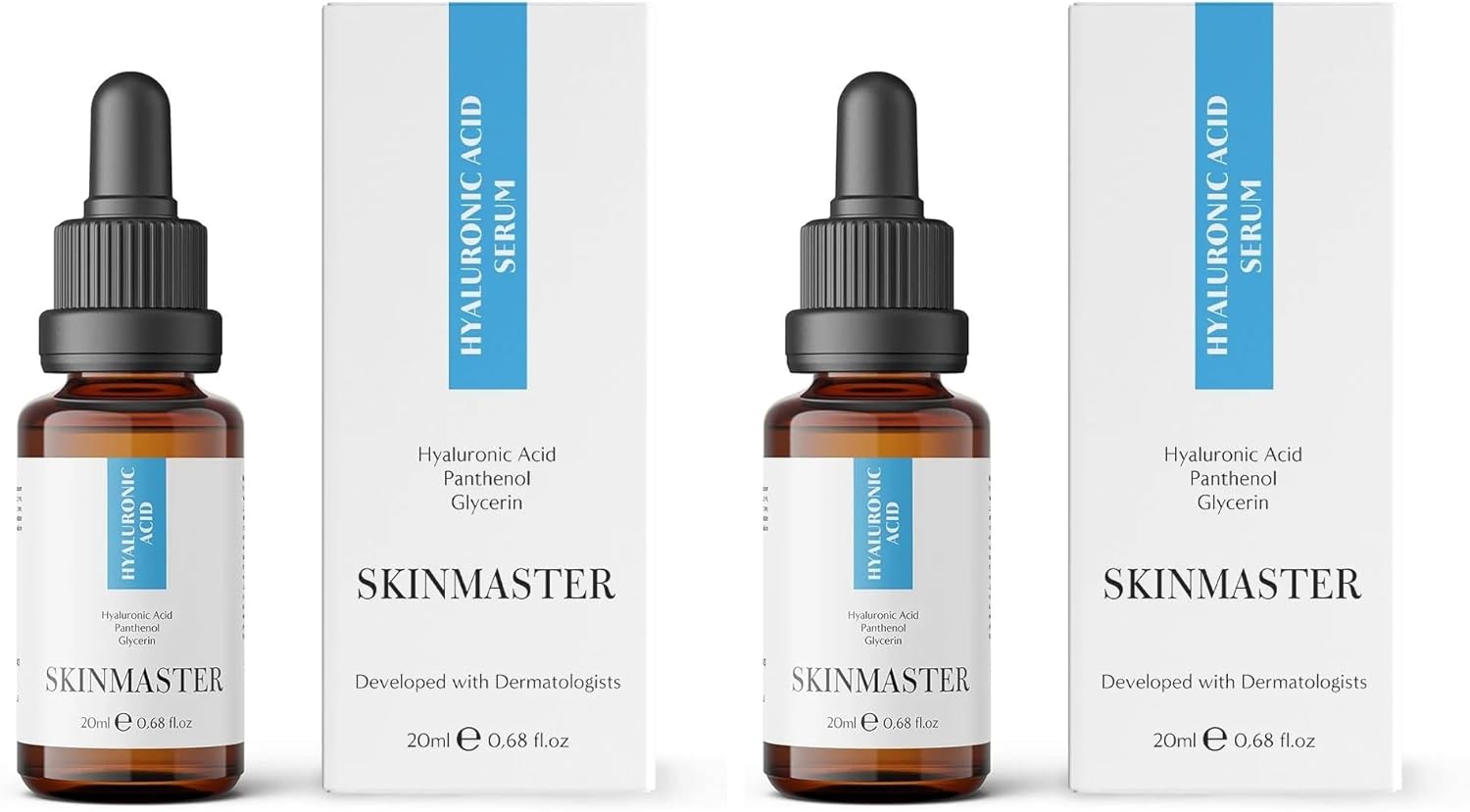 Alternative view of Yoğun Nemlendirici Hyaluronik Asit Serum 20 Mililitre (2 paketi)