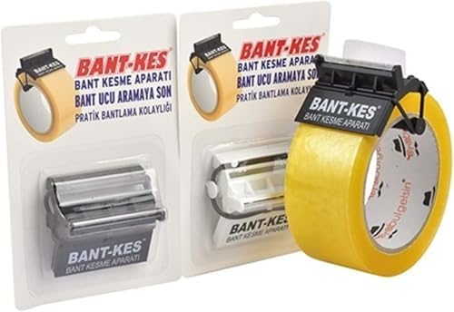 Bant-Kes,Pratik Bant Kesme Aparatı,Pratik Bant Kesici (2 Adet)