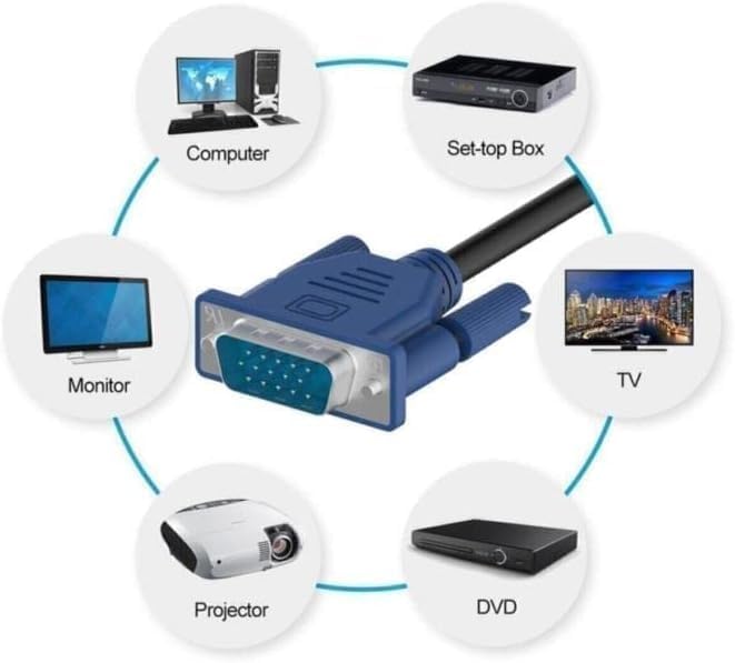 Alternative view of Vga Kablosu Görüntü Aktarım Vga16 Vga, Data Kablosu İdeal Boy 1.3 M