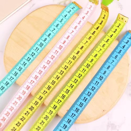 Mezura Metre Esnek Dikiş ve Terzi Ölçüm Şeridi, Plastik Kutulu, Çift Taraflı Santim ve İnç Gösterimli, Yumuşak ve Dayanıklı 150 cm (KUTULU)