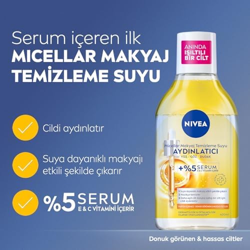 Böğürtlen Dudak Bakım Kremi 4.8 gr, 24 Saat Nemlendirme,Böğürtlen Kokusu,Işıltılı Renk,Mineral Yağı İçermez + Micellar Aydınlatıcı Makyaj Temizleme Suyu 400 ml