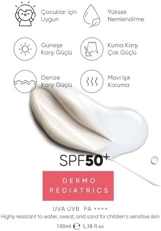 Alternative view of Çocuklar için Cildi Suya, Tere ve Kuma Karşı Çok Dayanıklı 50spf Uva