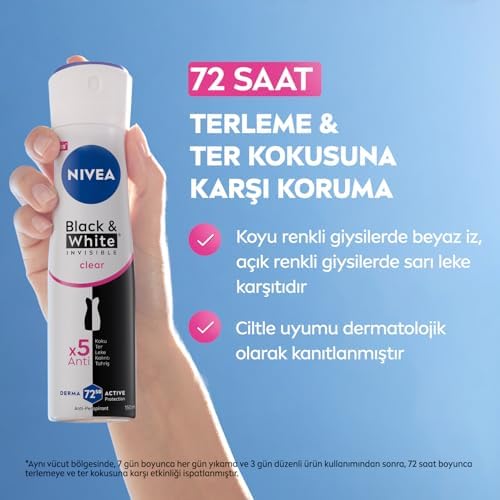 Böğürtlen Dudak Bakım Kremi 4.8 gr+ Kadın Sprey Deodorant & Invisible Clear 150 ml