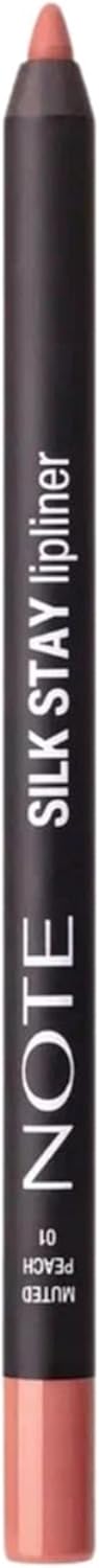 Cosmetics Silk Lipliner Suya Dayanıklı İpeksi Dudak Kalemi - 01 Muted Peach
