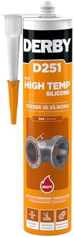 Alternative view of D251 RTV Isı Silikonu 300 derece c Kırmızı - 280ml
