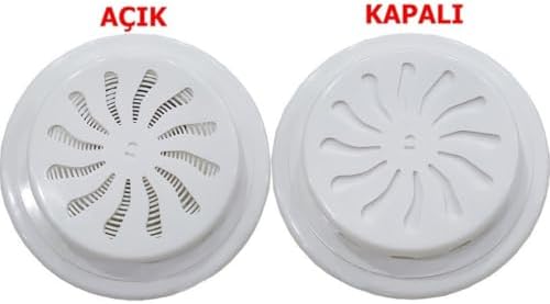 Alternative view of Cam Menfezi Baca Kapağı Ayarlı Doğalgaz Beyaz - Aç-Kapa Ayarlanabilir Soğuk Hava Engelleyen Cam Menfezi - Panel Hava Kapaklı Havalandırma Menfezi