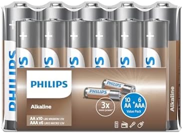 LR036A16F/10 Alkalin AA x10 + AAA x6 Folyo Paket (16’lı Folyo Paket)