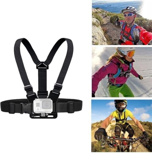 Alternative view of 5 Parça Göğüs Bandı Aksiyon Kamera ve Telefon Tutucu – 360° Döner, Ayarlanabilir Harness, Spor ve Kayıt İçin Chest Mount Holder | ZR1130