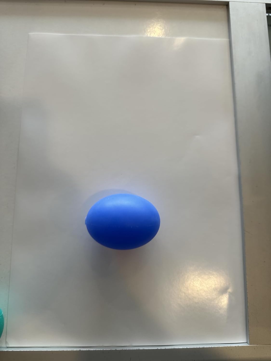 Alternative view of Silikon Topu Mavi El Egzersiz Topu Fizik Tedavi Topu El Bilek Parmak Güçlendirme Topu Mavi