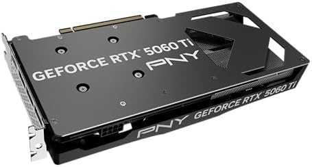 Alternative view of PNY GeForce RTX 5060 Ti 16GB OC GDDR6 128-Bit, DLSS 4, Ray Tracing, PCIe 5.0, 1440p FPS Gaming Ekran Kartı – VCG5060T16DFXPB1-O