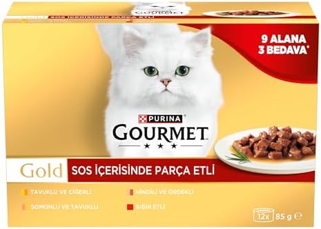 Alternative view of Parça Sığır Etli Yaş Kedi Maması Multipack 85 gr.(48 Al 36 Öde)