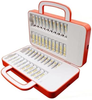 Beston C9032W 40 Yuvalı AA/AAA Pil Şarj Cihazı - Ni-MH/Ni-Cd Şarj Edilebilir Piller İçin LED Gösterge, Akıllı Şarj Yönetimi (C9032W)