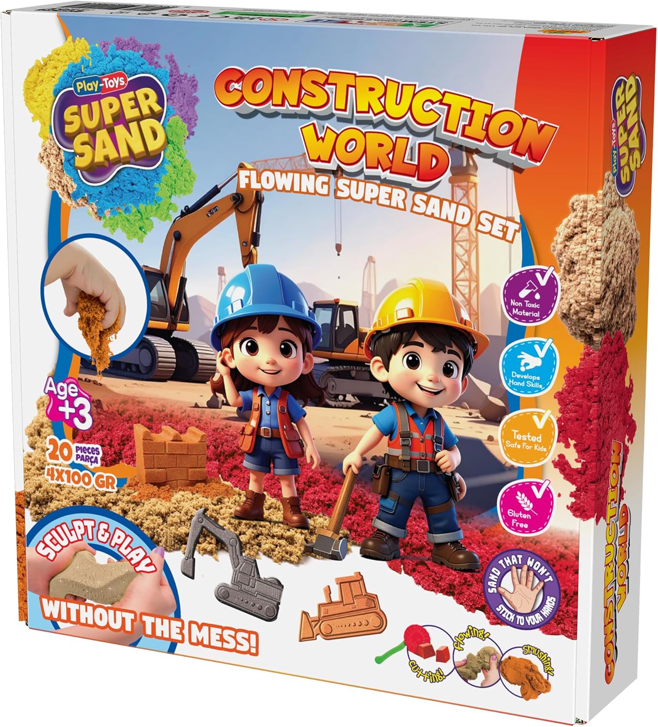 Alternative view of Play Toys SUPERSAND CONSTRUCTION SET