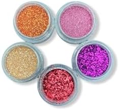 Alternative view of 5 Adet Reçine Sim & Glitter Seti, Mum Nail Art Glitter Sim Seti Malzeme
