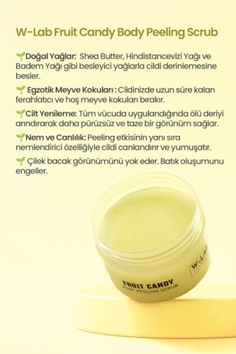 W-Lab Cosmetics Fruit Candy Body Scrub 250 ml