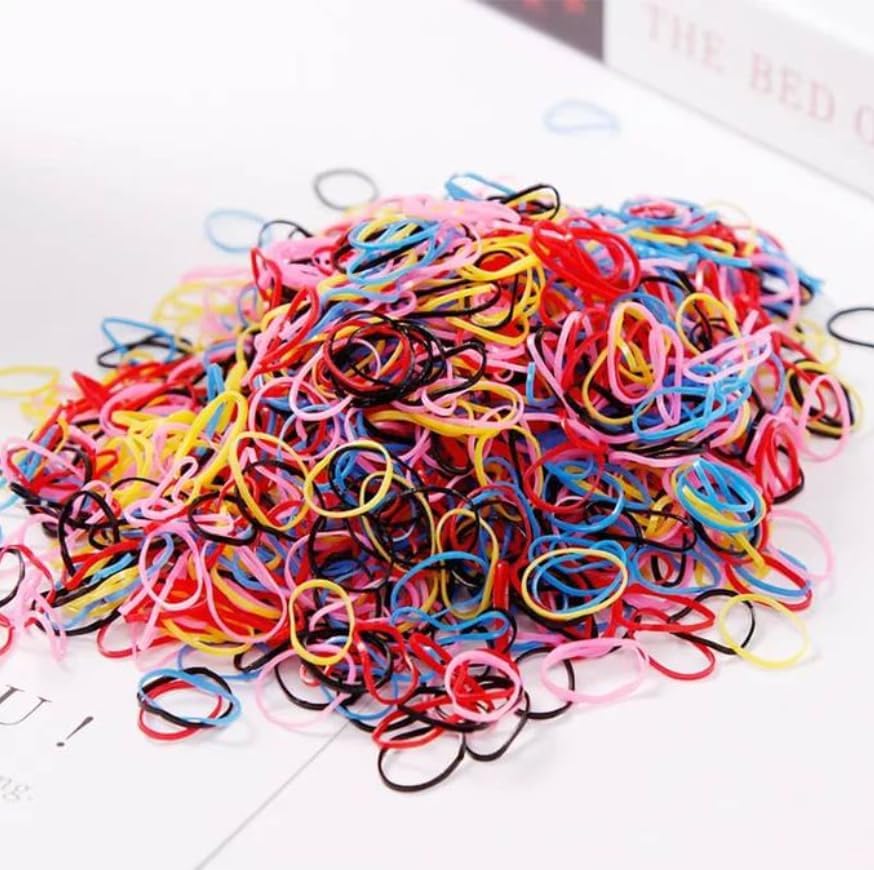 Alternative view of 500 Adet Renkli Saç Örgü Lastiği Toka Seti Lastik Toka Seti, Lastik Toka Seti, Toka Organizer, Toka, Kız Çocuk Toka, Toka Organizer