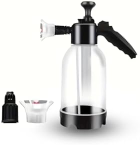 Yüksek Basınçlı 2 Başlıklı Su & Köpük Pompası 2 Litre Çok Amaçlı Kullanım Su Köpük Püskürtücü Ev Otomobil Bahçe İçin Uyumlu Kimyasal Dayanıklı Köpük Yapıcı Pompa