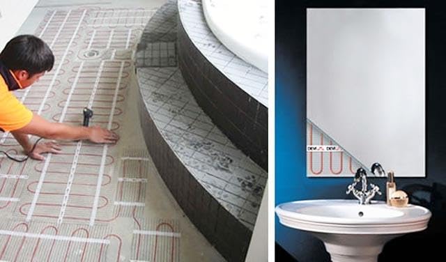 Banyo, Balkon ve Kış Bahçesi Laminant, Seramik Altı Elektrikli Yerden Isıtma Seti 10m2 (LCD Ekran Wifi Uzaktan Kontrol)