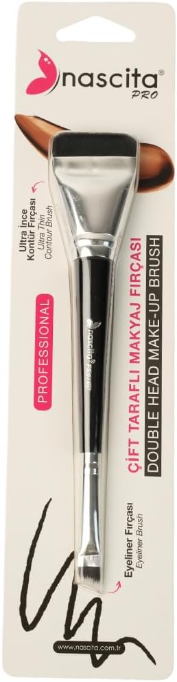 İnce Kontür ve Eyeliner Fırçası (Çift Taraflı) - 497