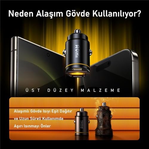 Alternative view of Superauto 65W Araç İçi Şarjı, Kendinden Soğutmalı Telefon Tutucu