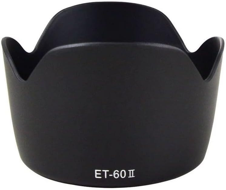 ET-60II Parasoley – EF-S 55-250mm IS/IS II, EF 75-300mm ve EF 90-300mm Lensler ile Uyumlu | Yansıma Azaltan Lens Hood