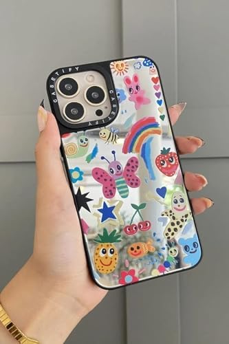 Alternative view of 13 Pro Max İle Uyumlu Aynalı Telefon Kılıfı – Şok Darbe Koruması, Çizilmez Ayna Kapak, Kamera Koruyucu Kapak, Kadın ve Erkek için Şık Koruyucu Kılı (çıplakMuz)