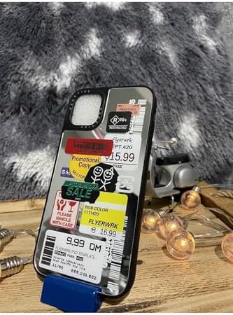 Alternative view of 13 Pro Max İle Uyumlu Aynalı Telefon Kılıfı – Şok Darbe Koruması, Çizilmez Ayna Kapak, Kamera Koruyucu Kapak, Kadın ve Erkek için Şık Koruyucu Kılı (fiyatetiketi)