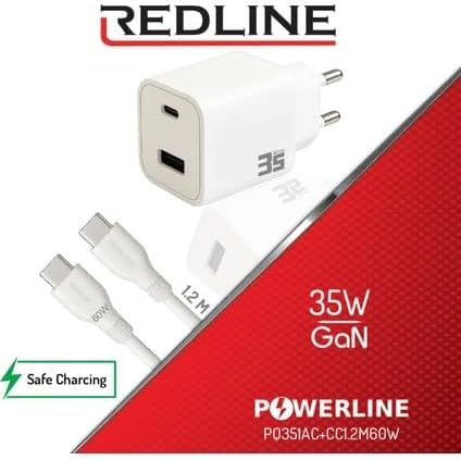 Alternative view of Redline 35W GAN Type-C ve USB-A Girisli Sarj Seti