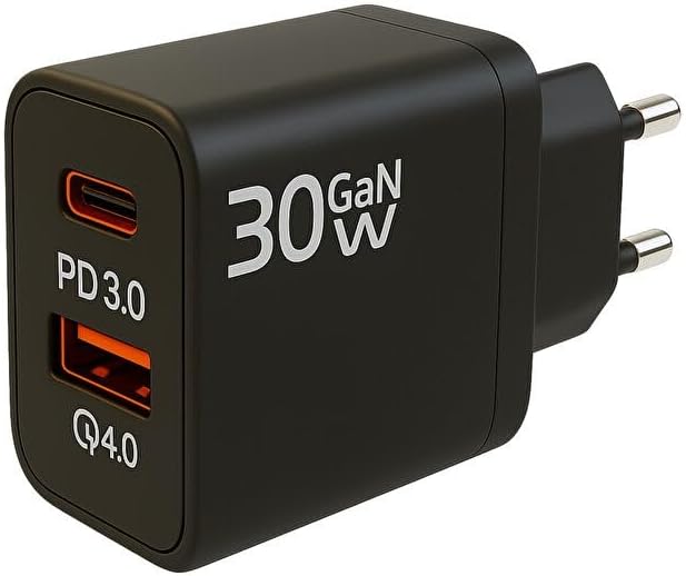 Redline 30W GAN Type-C ve USB-A Girisli Hizli Sarj Adaptörü