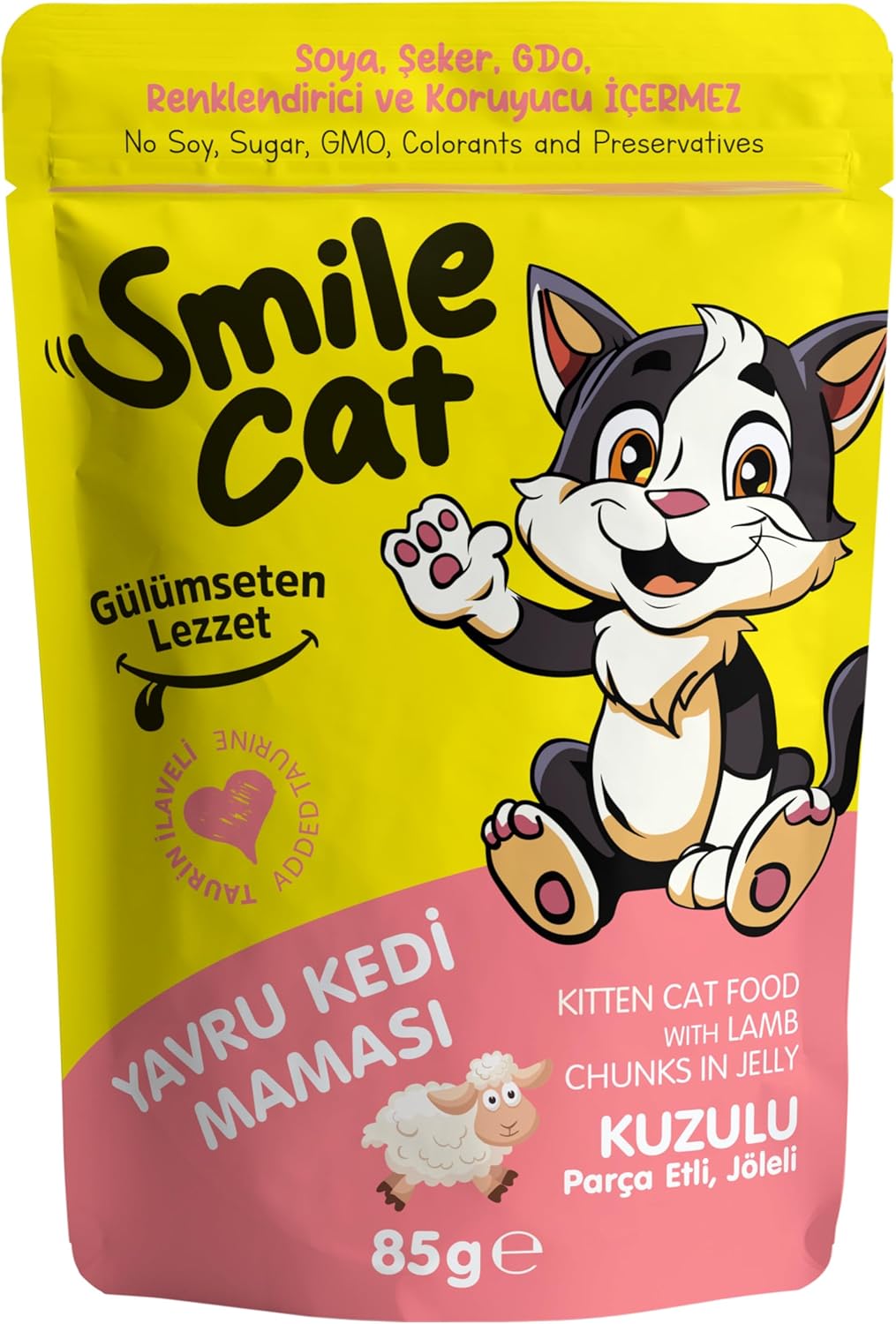 Alternative view of Smile Cat Pouch 85 gr Yavru Kedi Kuzulu