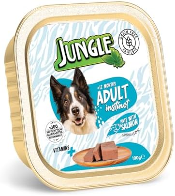 Jungle Püre Yetişkin Köpek Somonlu 100 g