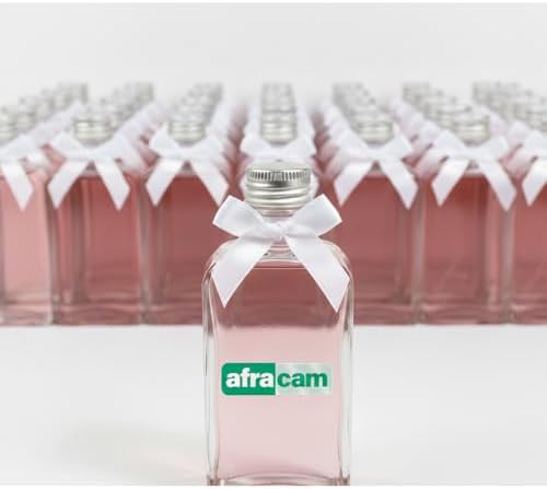 Alternative view of 40 ml Kolonya Tıpalı ve Metal Kapaklı Hediyelik Yassı Kolonya Şişesi 40 Cc Nişan, Düğün Cam Şişe 20 Adet (40 ml Yassı, Siyah Kapak )